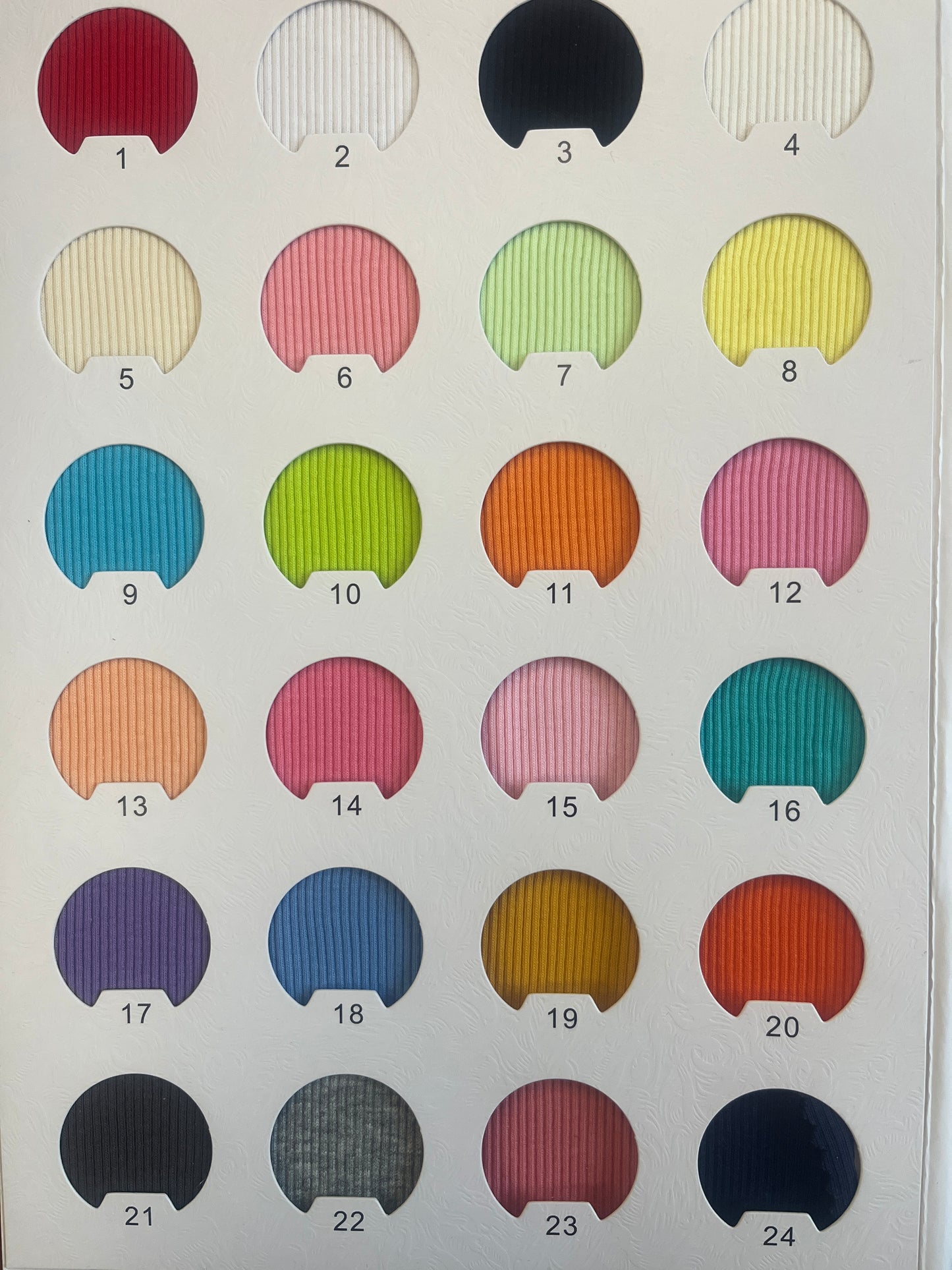 Knitted RIB 78%cotton 18%polyester 4%spander 220gsm