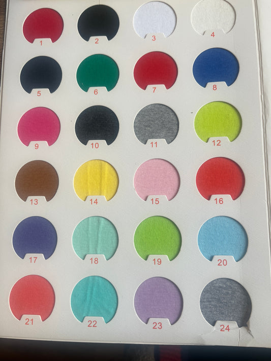 knitted RIB 93%Cotton 7%spander 49/kg=3.2m