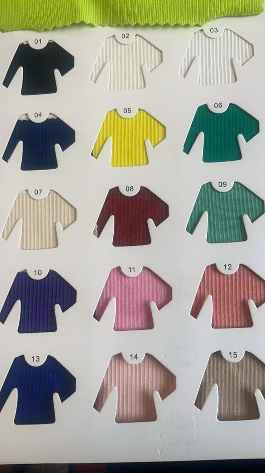 Knitted RIB 40%cotton 40%viscose 20%nylon 160±10gsm