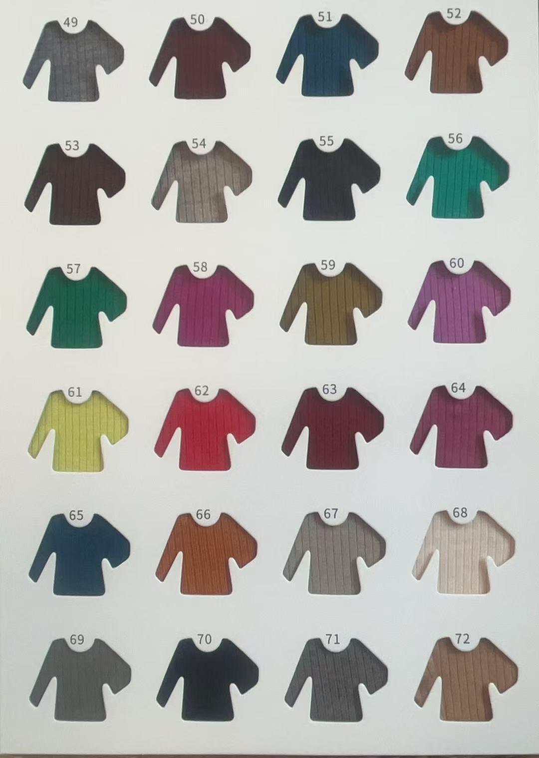Knitted RIB 65%Rayon 30%polyester 5%spandex   260gsm