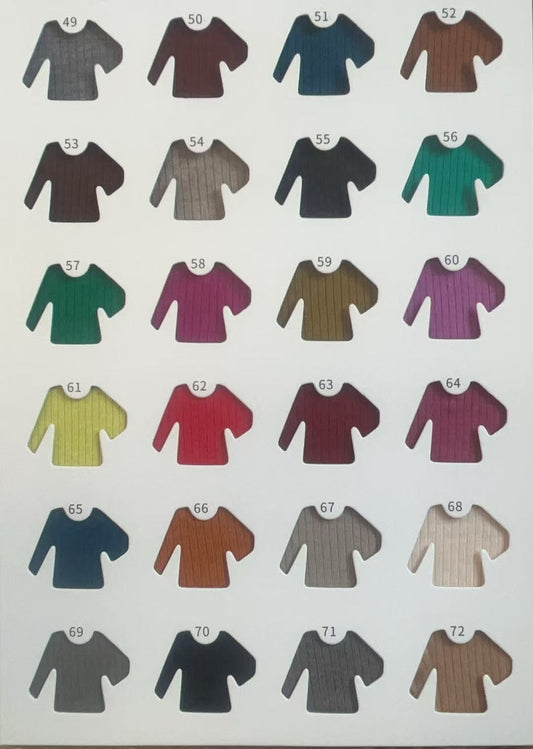 Knitted RIB 65%Rayon 30%polyester 5%spandex   260gsm