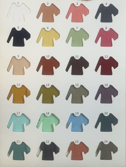 Knitted RIB 95%Rayon 5%spandex 210gsm