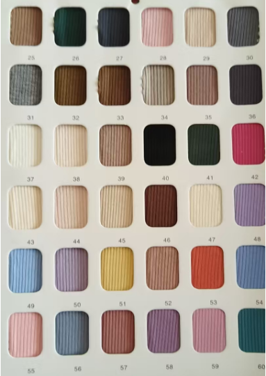 92%viscose 8%spandex 2*2RIB  260gsm